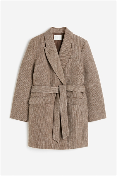 Блейзер с завязывающимся поясом 1184966001