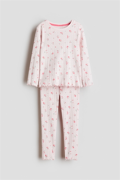 Пижама из ребристого хлопка 1241119012