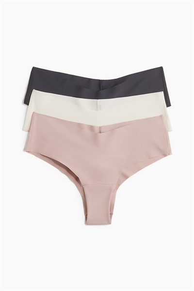 Трусы-хипстеры с невидимыми щеками в количестве 3 штук 1186910016