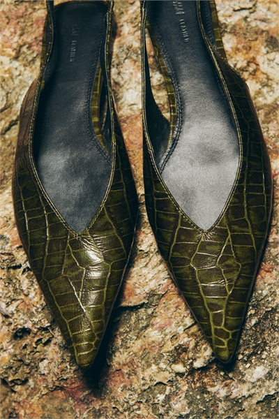 Босоножки из кожи 1290751002