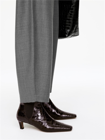 Сапоги с квадратным носком по щиколотку 1302046001