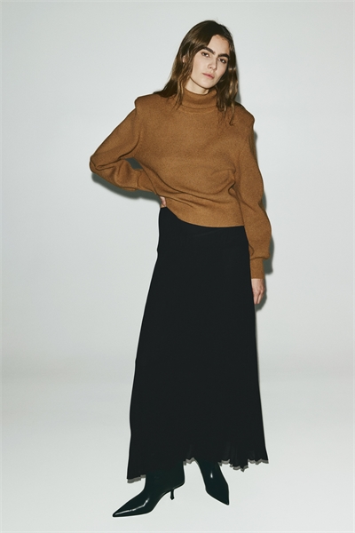 Плиссированная шифоновая юбка 1314870001