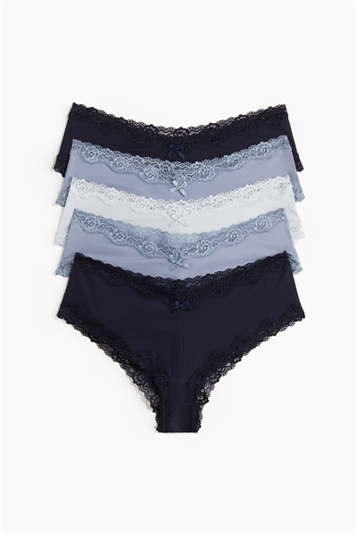 Трусы-хипстеры из микрофибры в упаковке из 5 штук 1261554003