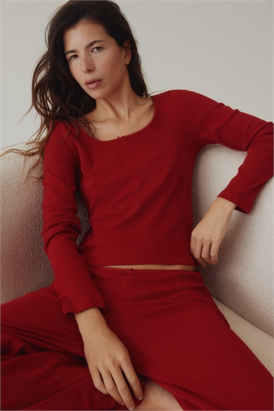 Пижама из хлопкового пуателле 1302251003