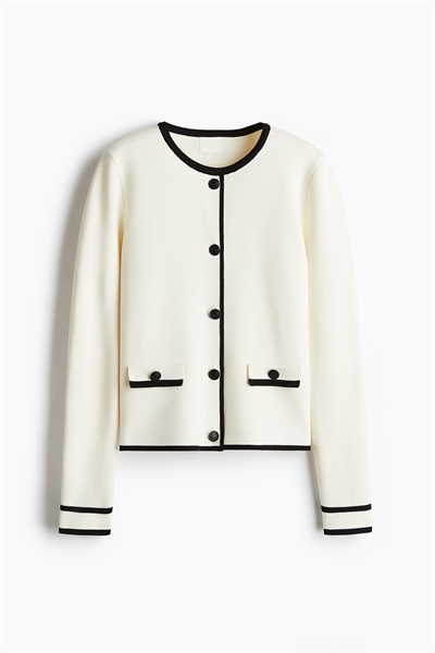 Кардиган с отделкой карманов 1281253002