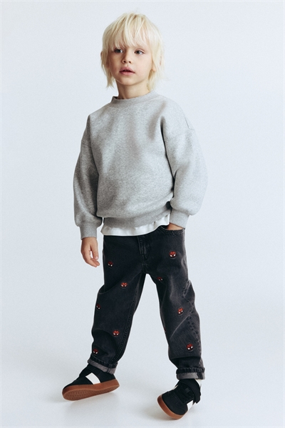 Джинсы с принтом Regular Fit 1303473006