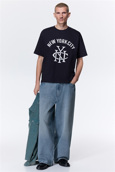 Футболка свободного кроя с принтом 1313924002