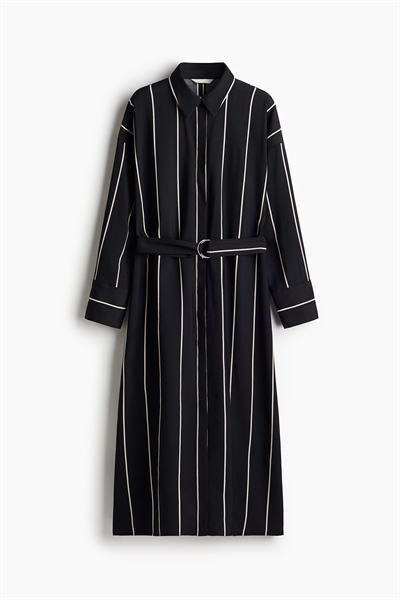 Платье-рубашка с поясом 1265564001