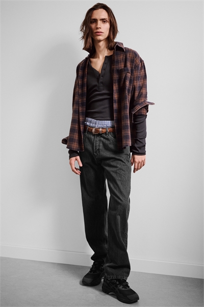 Широкие прямые джинсы 0828122079