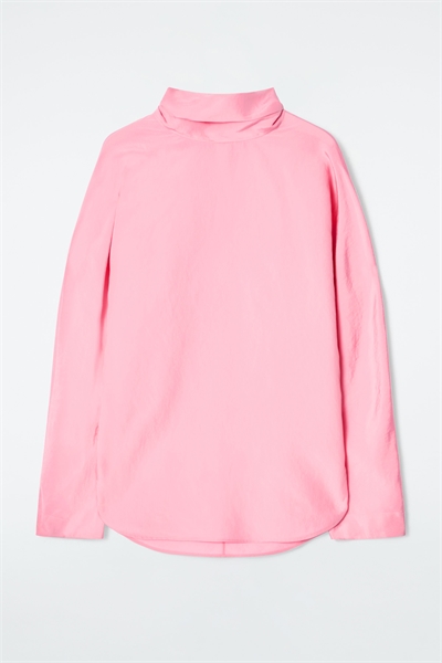 Блузка с круглым вырезом на шее 1261333001