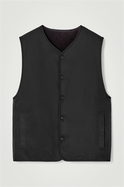 Двусторонняя жилетка из искусственной кожи 1260768001