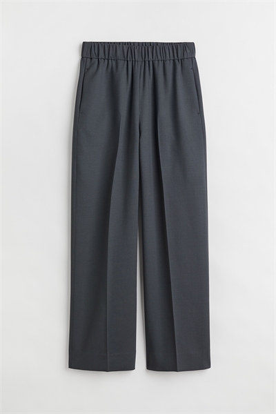 Широкие шерстяные брюки 1029718002