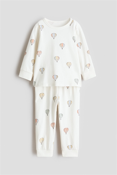 Пижама из хлопка с принтом 1143149037