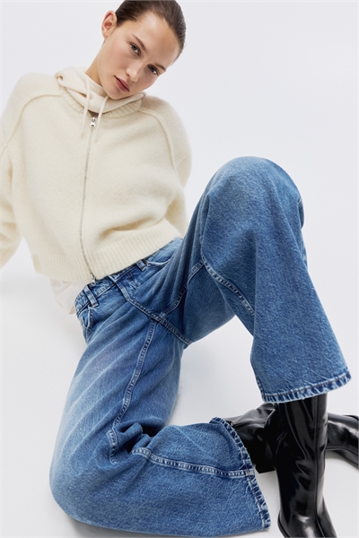 Широкие джинсы Regular 1314624001