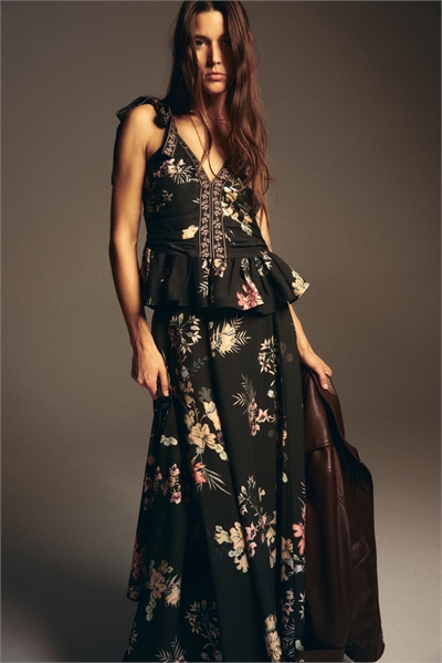 Юбка-макси свободного кроя 1316506001