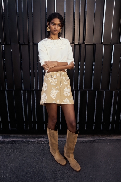 Мини-юбка в стиле утилитаризма 1316802001