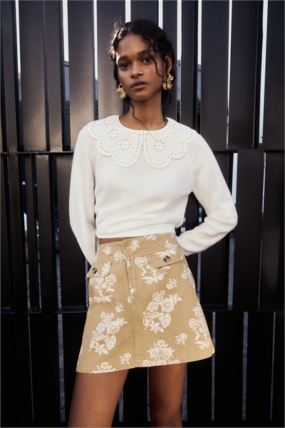 Мини-юбка в стиле утилитаризма артикул 1316802001