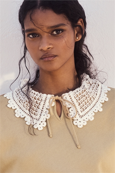 Толстовка с воротником 1322453002