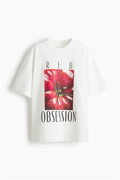 Спортивная футболка с принтом Oversized Fit 1328788001