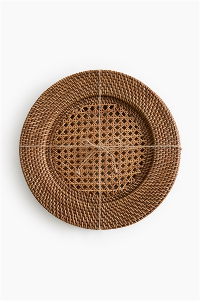 Зарядные тарелки из ротанга 2 шт. артикул 1292105001