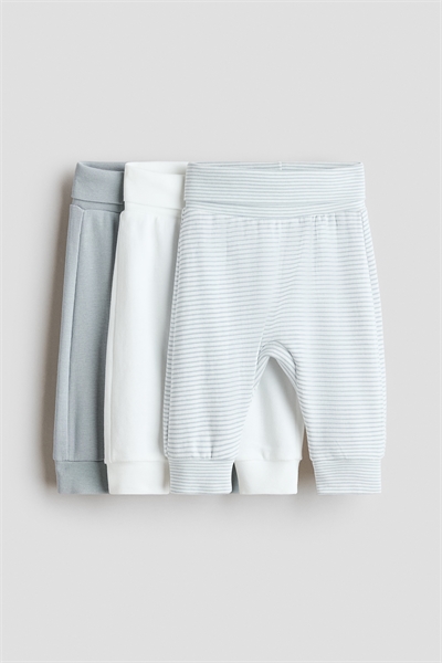 Комплект из 3 хлопковых брюк 0909534029