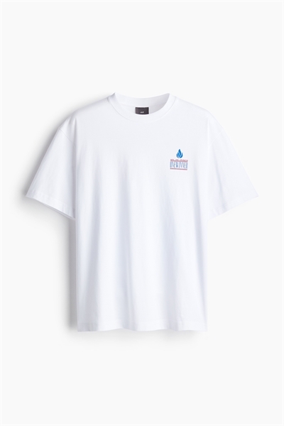 Футболка с принтом свободного кроя 1034065142