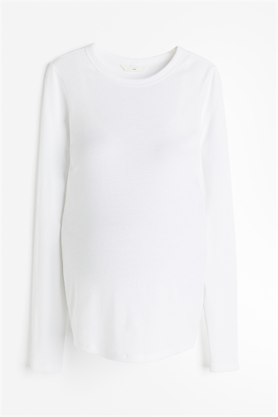 Топ из ребристого джерси MAMA 1194187007