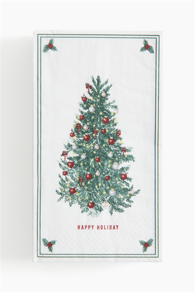 Бумажные салфетки в упаковке 15 штук 1248120007