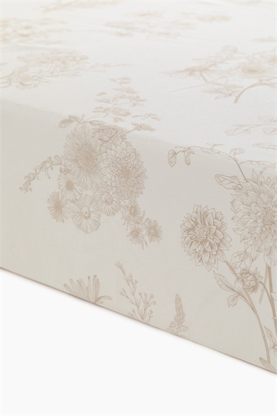 Приталенная простыня из сатина с узорами 1283405002