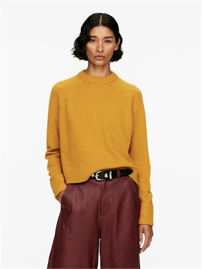 Джемпер из шерсти с расклешенными рукавами 1300530002