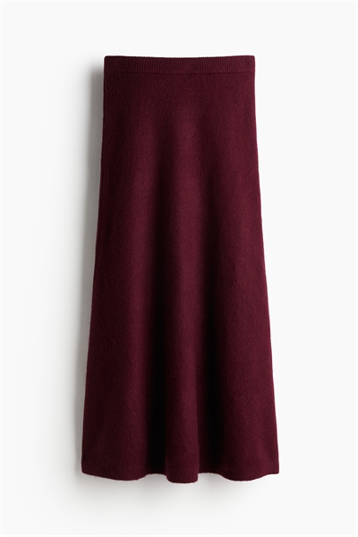 Расклешенная трикотажная юбка 1250515005