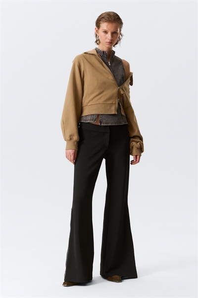 Расклешенные брюки на молнии со средней посадкой 1325037001