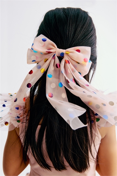 Заколка для волос с бантом артикул 1319665001