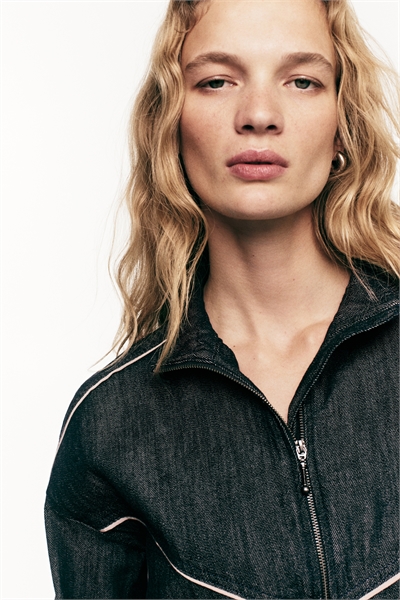 Джинсовая куртка оверсайз артикул 1320485001