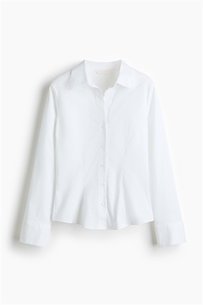 Приталенная блузка-рубашка 1322471002