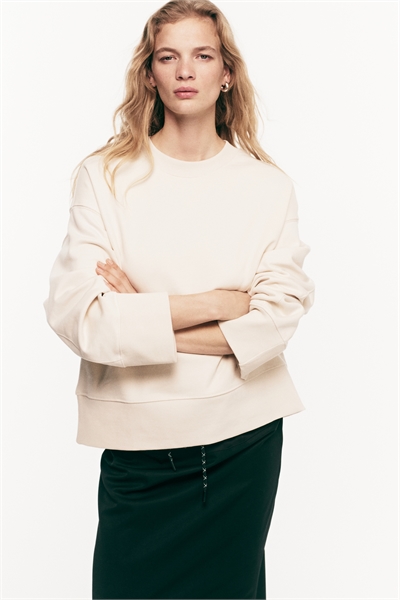 Толстовка из хлопка в стиле оверсайз 1323114006