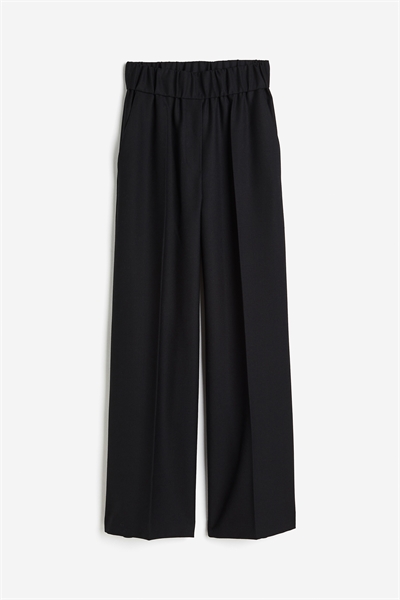 Широкие шерстяные брюки артикул 1215675001