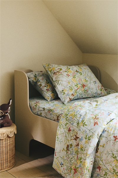 Комплект постельного белья из хлопка с рисунком артикул 1256757006