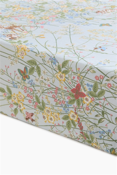 Хлопковая простыня с узором, на резинке артикул 1256758004