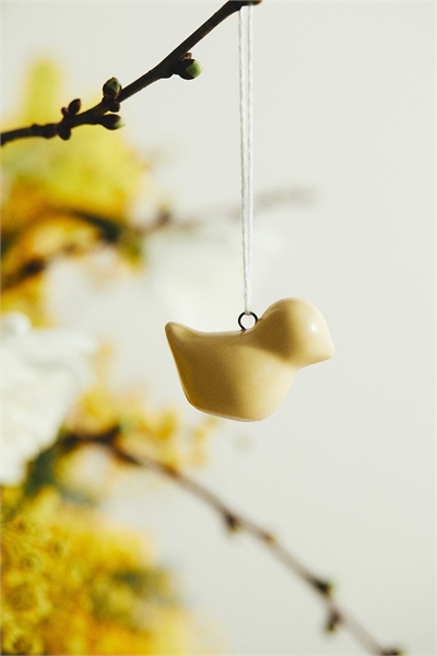 Набор из двух пасхальных украшений из каменной посуды артикул 1264514002