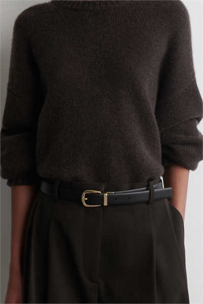 Двусторонний ремень из кожи артикул 1200472006