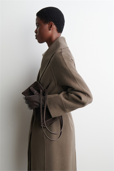 Кожаные перчатки с кашемировой подкладкой артикул 1297146003