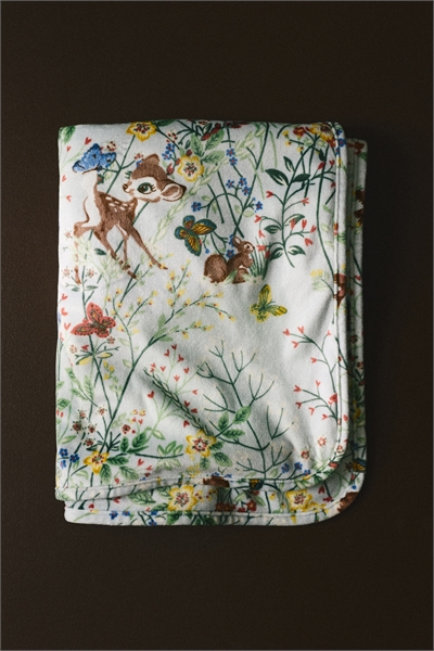 Плед из узорчатого флиса артикул 1256109004