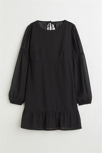 Шифоновое платье с открытой спиной артикул 1100489001