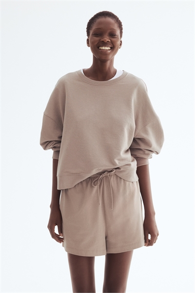 Хлопковые шорты с завязками артикул 1270858002