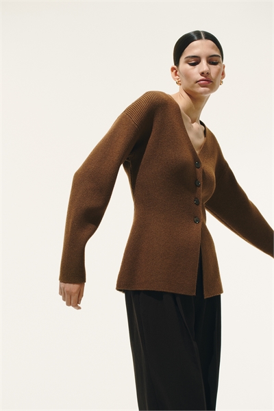 Кардиган с талией артикул 1277287002