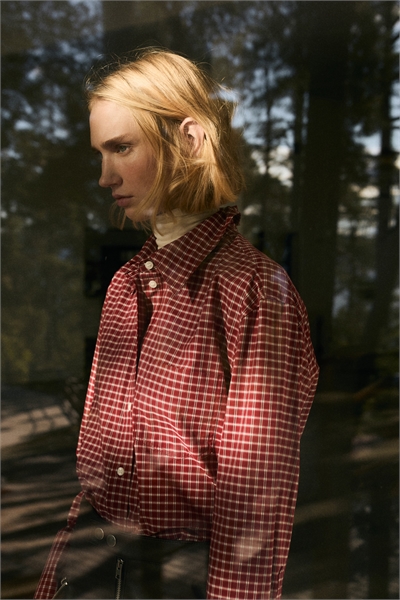 Рубашка из хлопкового поплина артикул 1312552001