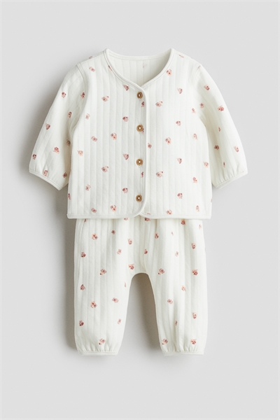 Комплект из 2 частей из стеганого джерси артикул 1268655005