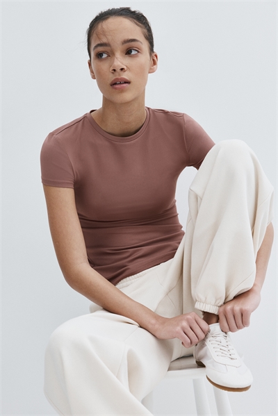 Облегающая футболка из микрофибры артикул 1142908074