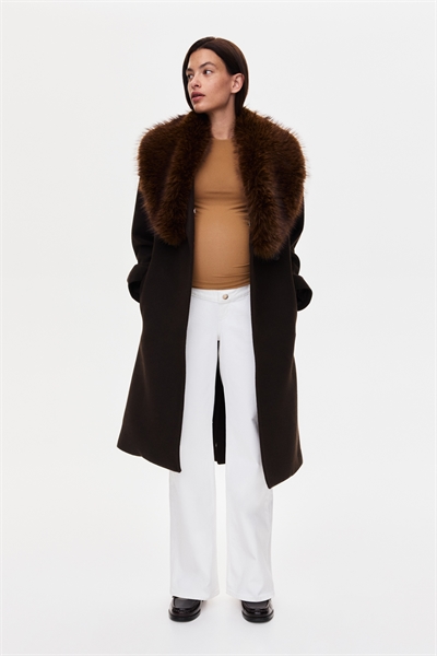 Широкие джинсы MAMA артикул 1226565035